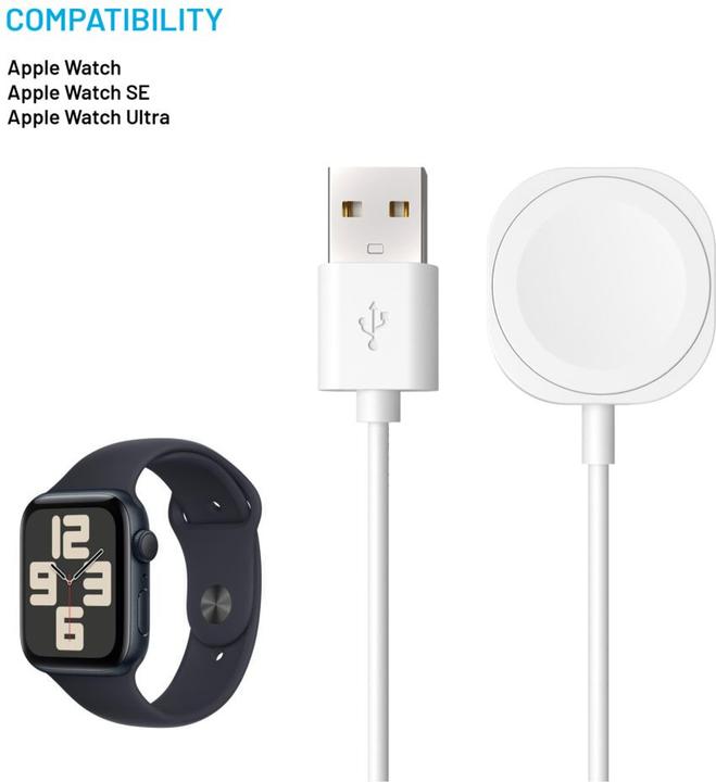 Image du produit Fixed Câble de recharge pour Apple Watch, USB-A