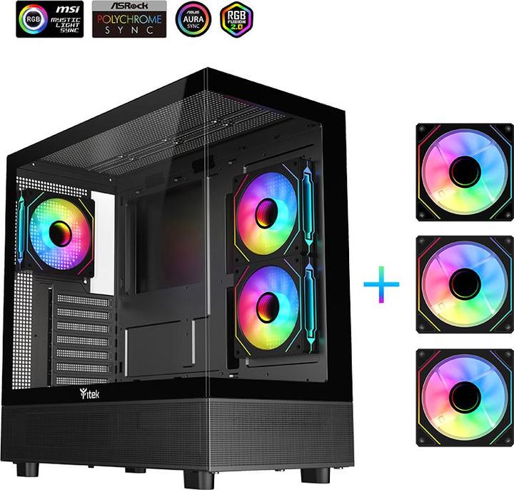 Produktbild Itek SHOWBUI 42B (mATX, Mini-ITX, ATX)