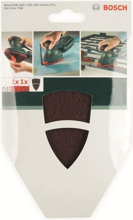 Produktbild Bosch Zubehör Reinigungsvlies und Zusatzblatt für Multischleifer Klett