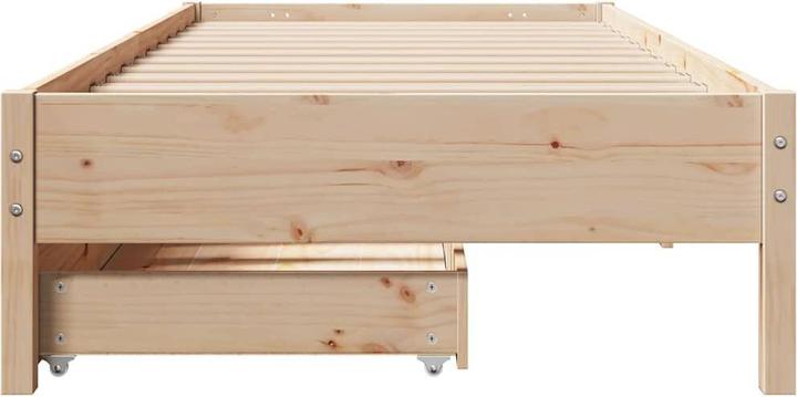 Actual product image vidaXL Bettgestell (75 x 190 cm)