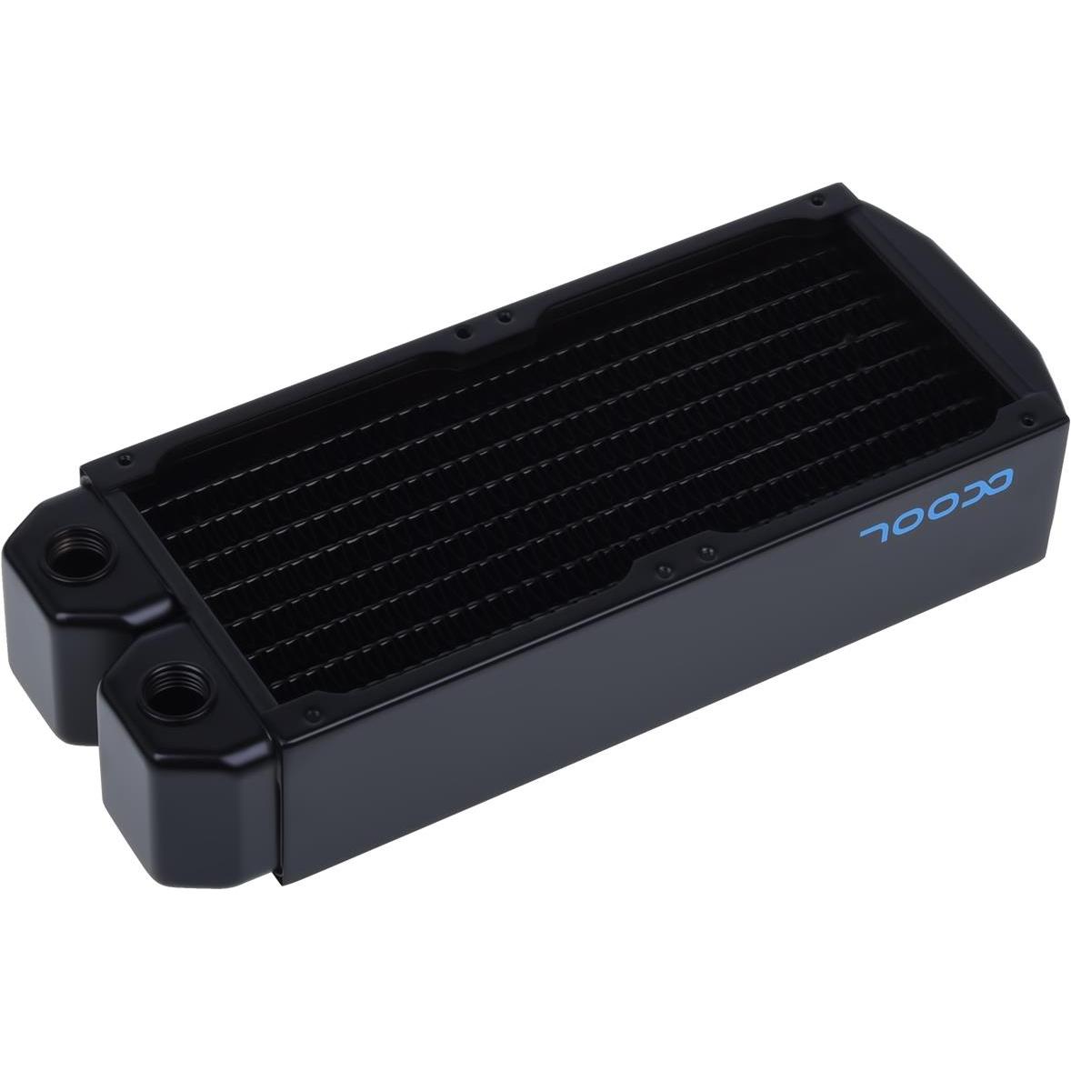 Alphacool NexXxoS XT45 Full Copper 92mm Dual (92 mm), Wasserkühlung Radiator, Schwarz