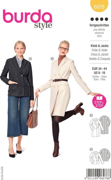 Schnittmuster Blazerkleid & Jacke