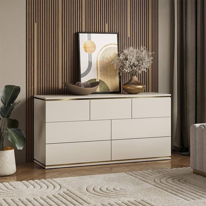 Image du produit Vicco Kommode Linette (139.80 x 42 x 70 cm)