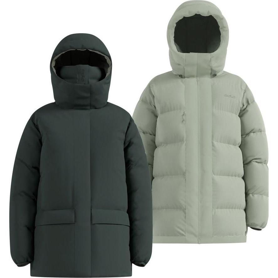 Odlo, Donne, Giacche invernali, Ascent Daunen-Wendeparka mit Kapuze, Multicolore, (XS)