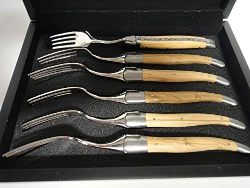 Image du produit Laguiole en Aubrac Fourchette en bois d'olivier (6 pièce(s))