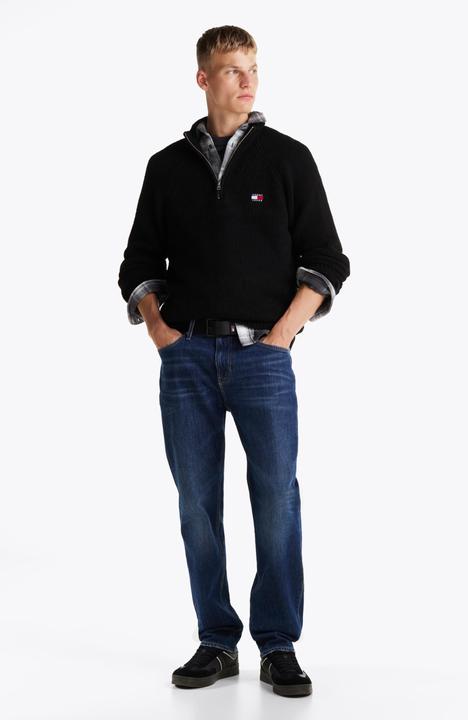 Immagine prodotto Tommy Hilfiger Tommy Jeans Regular Trui met 1/4 zip Heren - Zwart - Maat M (M)