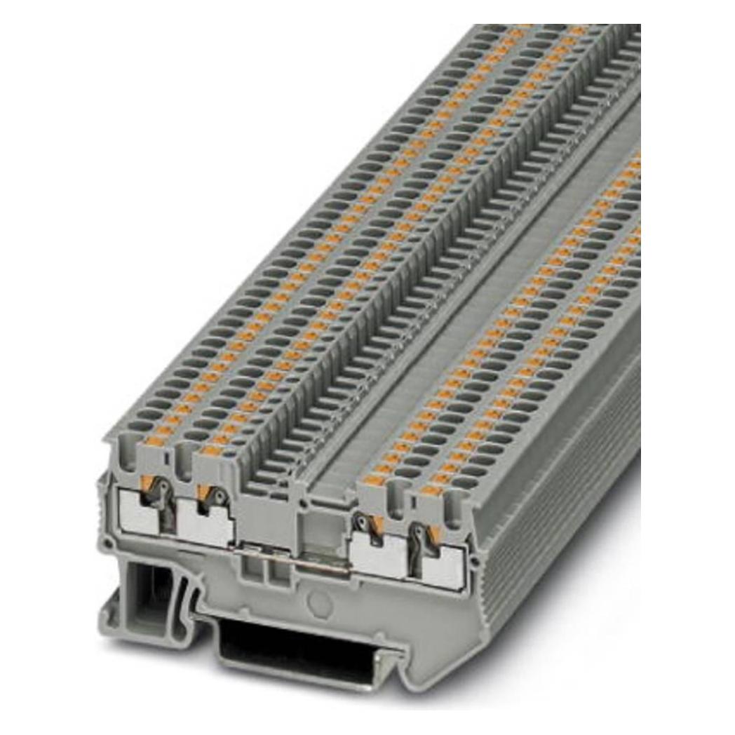 Phoenix Contact Grigio Term Block 1.5Mm Quattro Spring Grey, Cavo + Spina Elettrica,