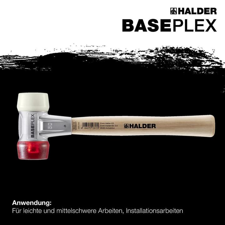 Actual product image Halder BASEPLEX soft-face hammer (940 g)