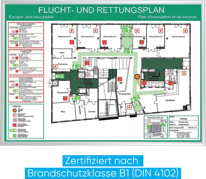 Produktbild Franken Plakatrahmen Security Feuerfest