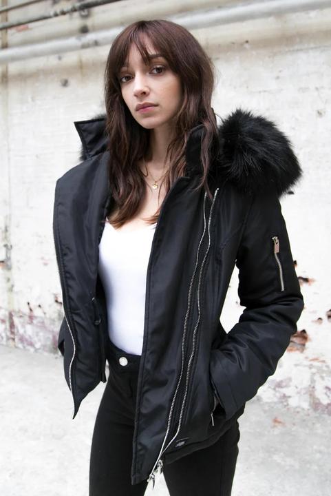 Immagine prodotto Sixth June giacca in pelliccia con zip ixth june (S)