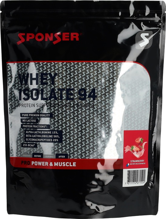 Actual product image Sponser Isolate 94 (Strawberry, 1 pcs., 1500 g)