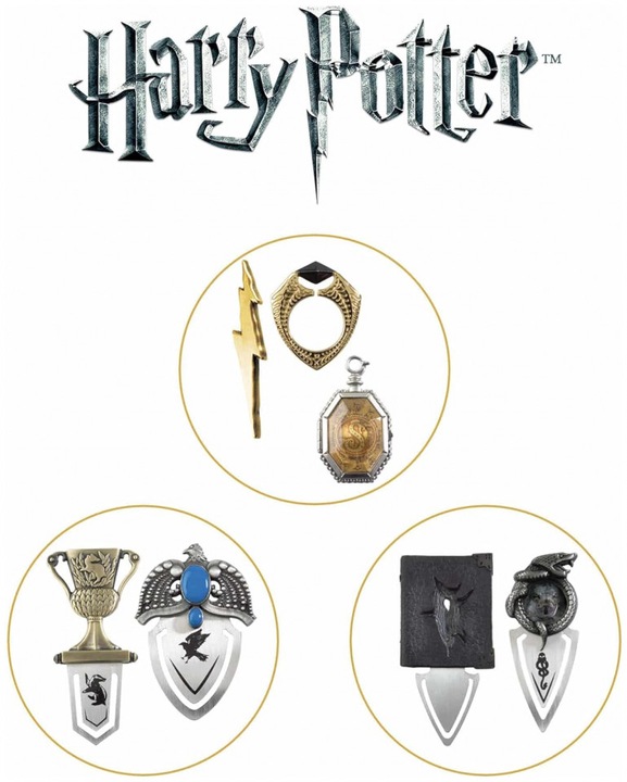 Produktbild Noble Collection Harry Potter Lesezeichen 7er Set The Horcrux Collection