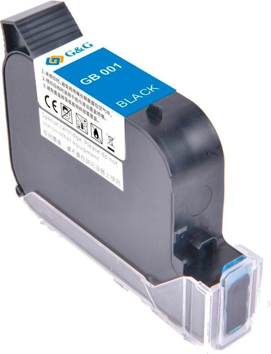 Actual product image G&G printer cartridge GB-001BK black permanent (FC)