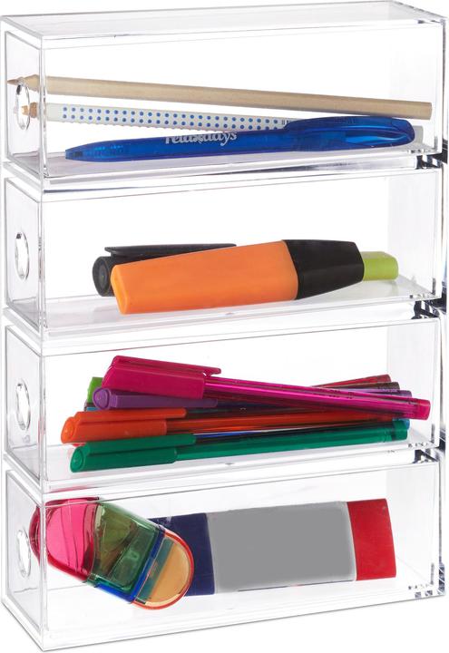 Actual product image Relaxdays Acrylic Cosmetic Organiser