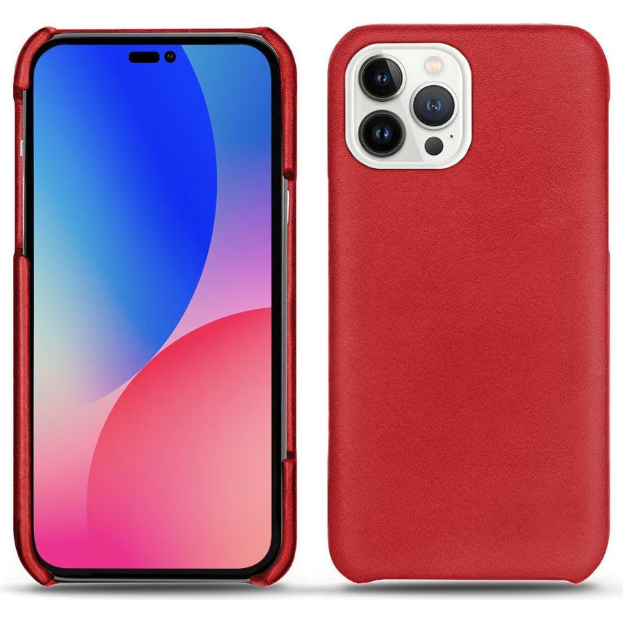 Thumbnail - Noreve Lederschutzhülle (Apple iPhone 14 Pro Max), Smartphone Hülle, Rot