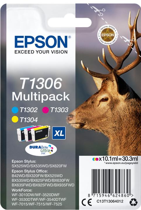 Image du produit Epson T1306 DuraBrite Ultra (M, C, Y)
