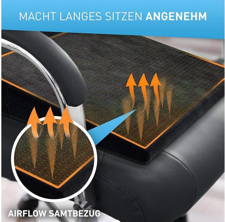 Produktbild Flipline Keilkissen mit Samtbezug – Antirutschbezug, Material (37 x 33 cm)