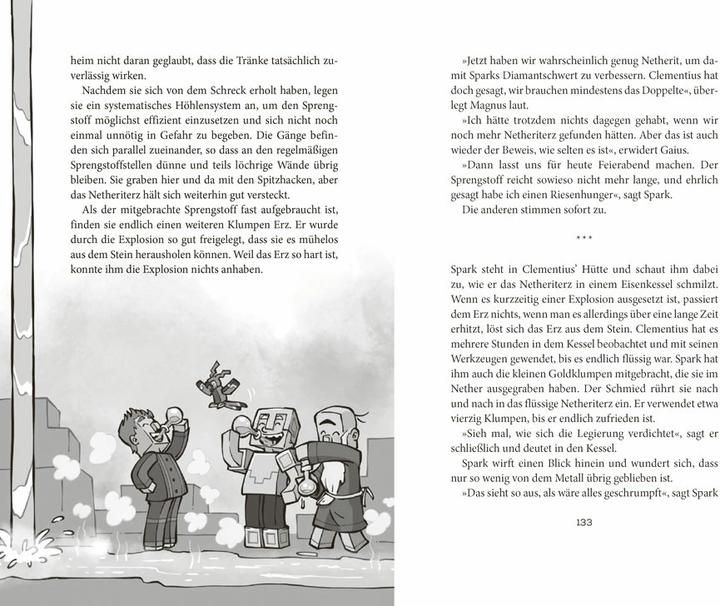 Produktbild SparkofPhoenix: Spark und die Suche nach dem Netheriterz (Minecraft-Roman Band 2) (Deutsch, Stefani Kampmann, Timo Müller-Wegner, 2021)