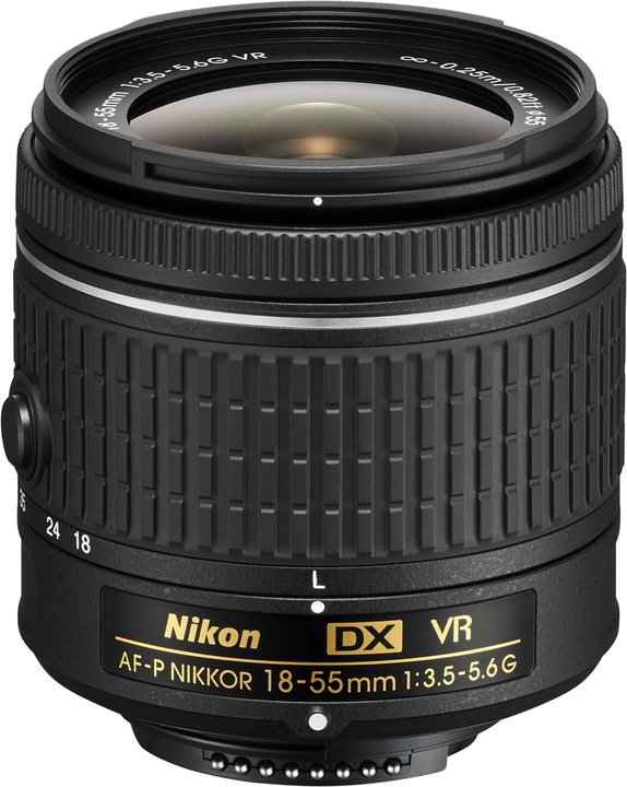 Image du produit Nikon AF-P Nikkor 18-55mm f/3.5-5.6 G VR DX (Nikon DX, APS-C / DX)