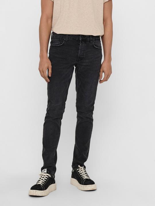 Actual product image Only & Sons ONSWarp Grey Slim Fit Jeans (28)