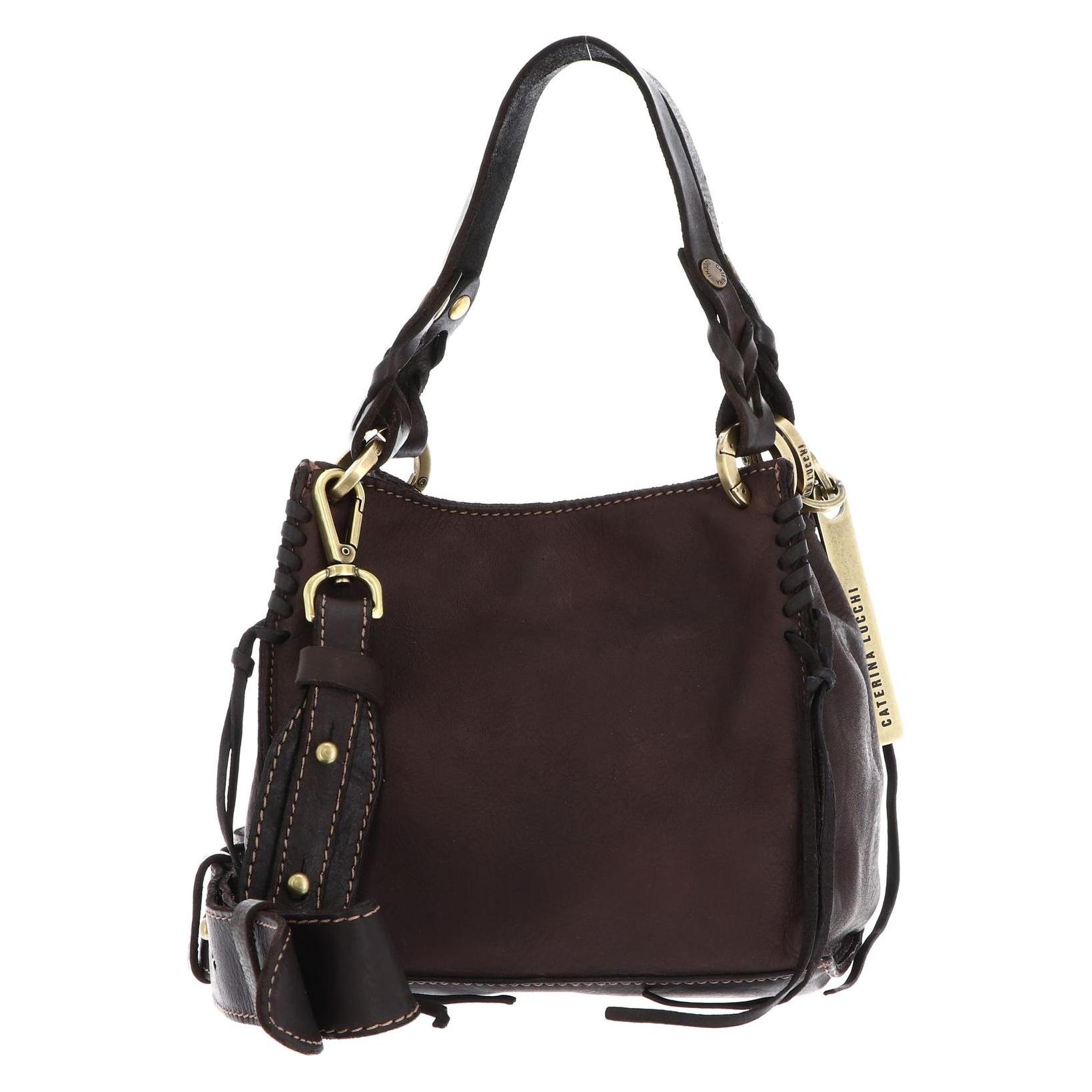 Caterina Lucchi, Damen, Handtasche, Dakar Anna Shopping Bag, Braun