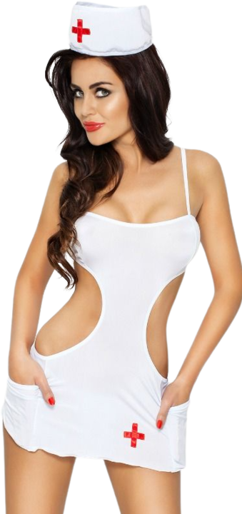 Immagine prodotto Passion Costume da infermiera con ritagli (L, XL)