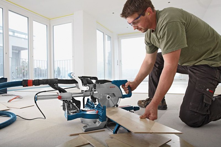 Actual product image Bosch Professional Panel saw GCM 8 SJL, with circular saw blade 216 x 30 mm
