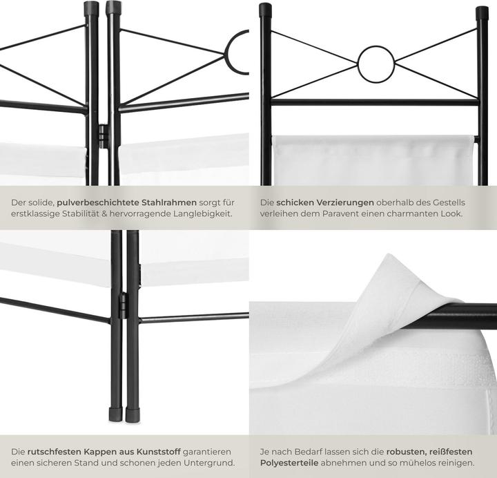 Image du produit tectake 2x Paravent