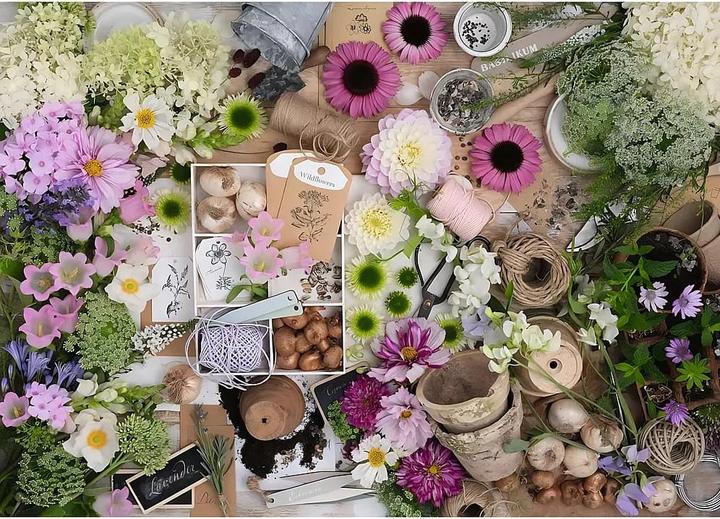 Image du produit Ravensburger Prachtvolle Blumenliebe (1000 pièces)