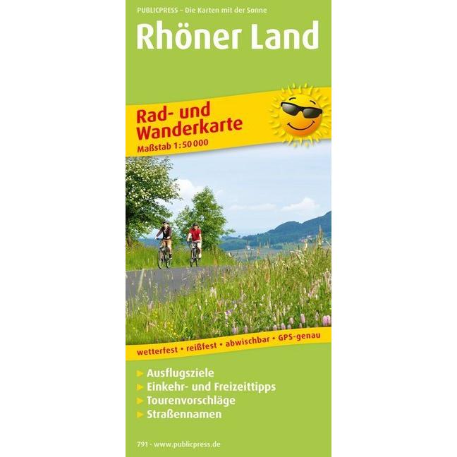PublicPress Rad-u.Wanderk. Rhöner Land, Landkarte