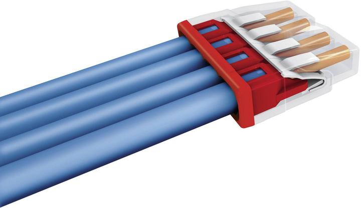 Produktbild Wago COMPACT Steckklemme, 8 x 0.5 - 2.5mm², grau, VPE 50 Stk.