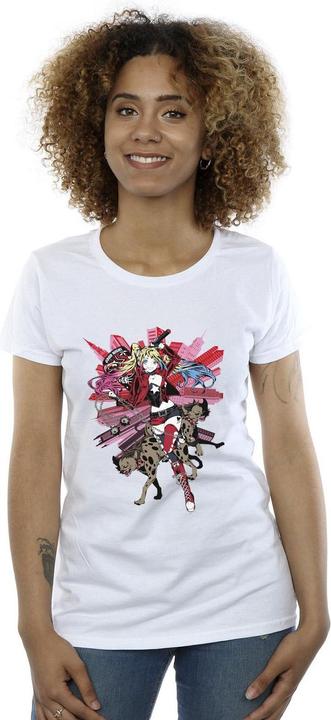Immagine prodotto Maglietta da donna/ragazzo Harley Quinn Hyenas in cotone (M)