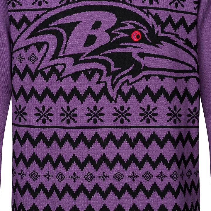 Produktbild Foco NFL Winter Sweater XMAS Strick Pullover Baltimore Ravens XL (XL)