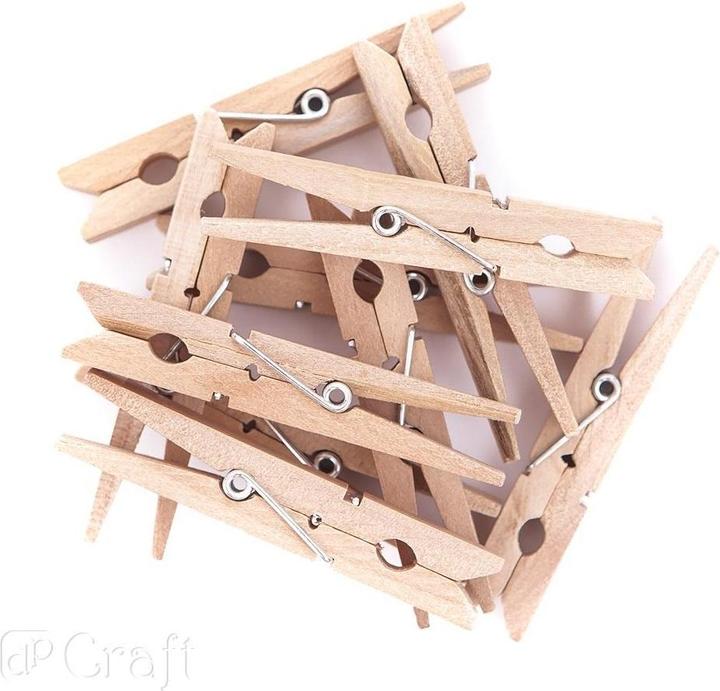 DP Craft Holzklammern 7,2 cm 10 Stk