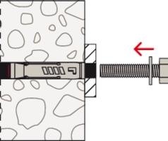 Actual product image Fischer Heavy duty anchor M6 (2 pcs.)