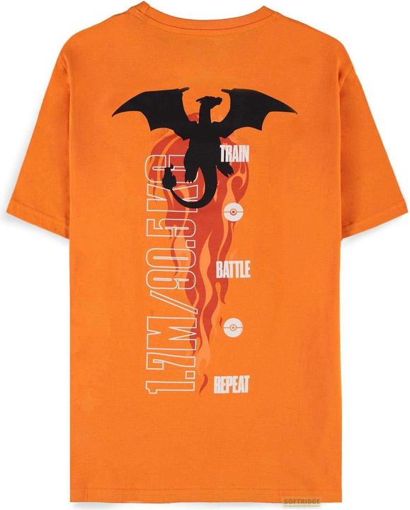 Difuzed POKEMON - Dracaufeu - T-Shirt Homme (2XL) (XXL)