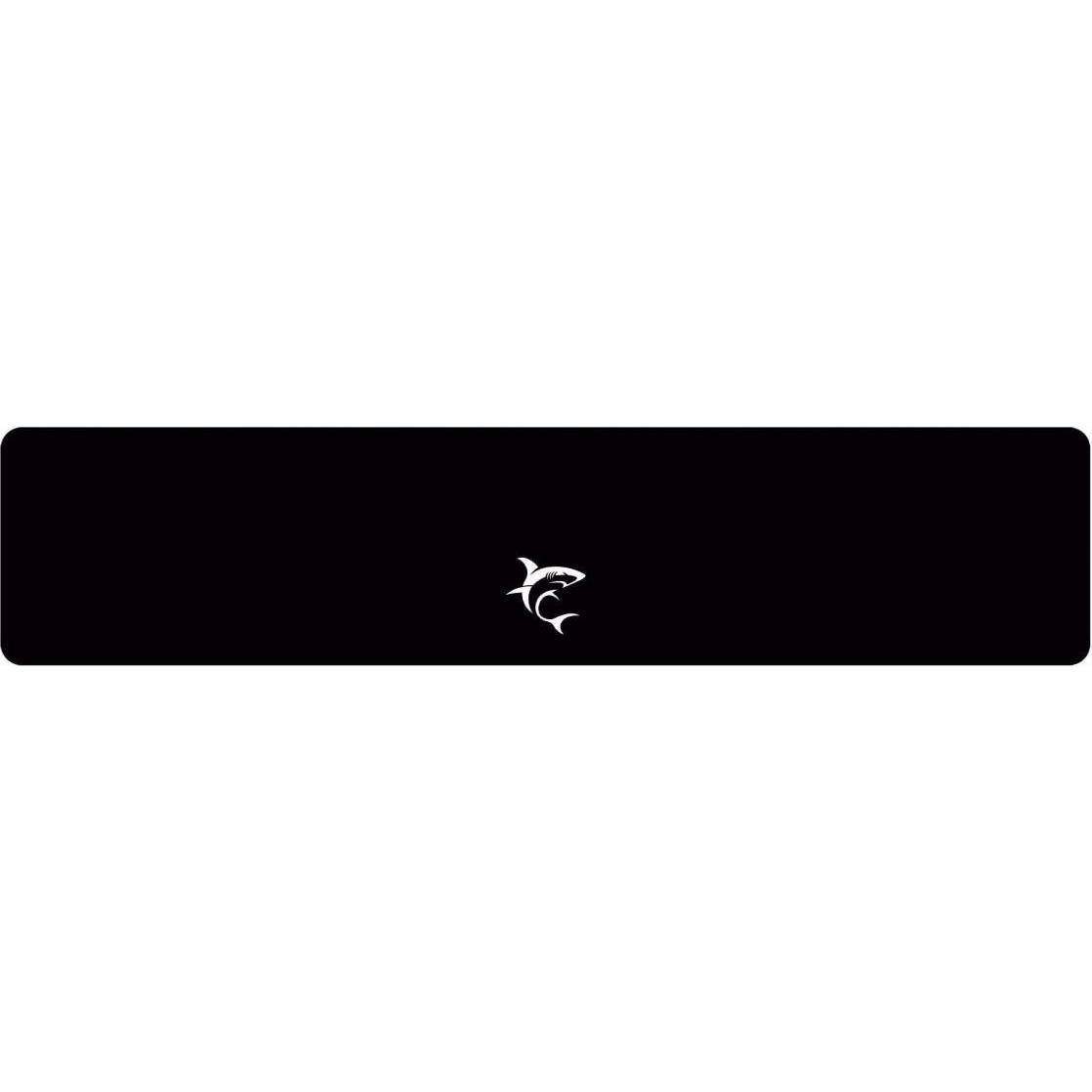 White Shark Keyboard wrist rest Wrist Rest, 45x10cm, Mausmatte, Schwarz