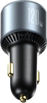 Actual product image Joyroom Car charger JR-CCN07, 3-Port C to C, 120 W, (Gray)