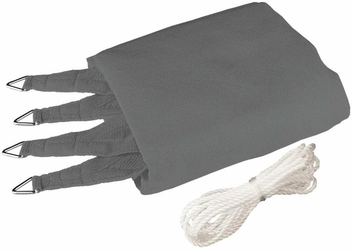 Windhager Sonnensegel 500 cm, Quadratisch, Grau (500 x 500 cm)