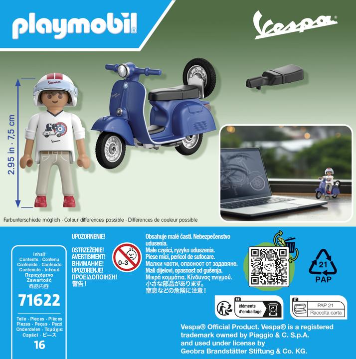 Actual product image Playmobil Vespa 150 Sprint Veloce (71622, Playmobil City Life)