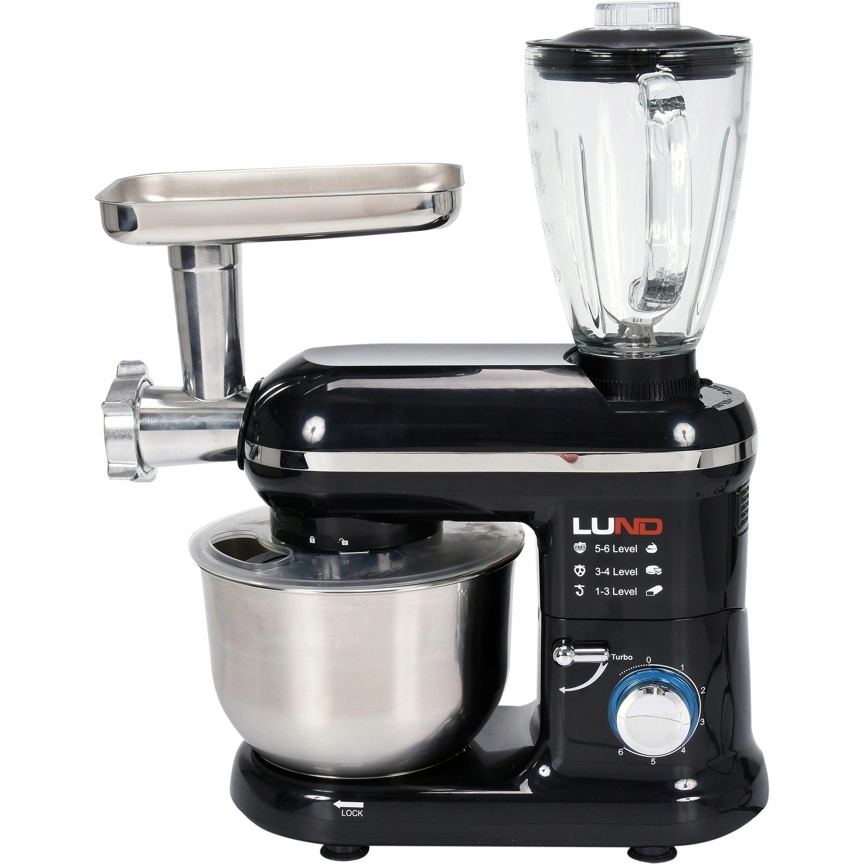 Vorel LUND MIKSER PLANETARNY 3w1 1000W, Küchenmaschine, Schwarz