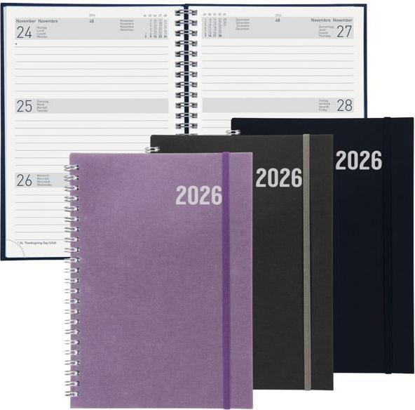 Produktbild Biella Geschäftsagenda Dispo Term Savanna Wire-O (14.5 x 20.5 cm, 1 Woche / 2 Seiten)