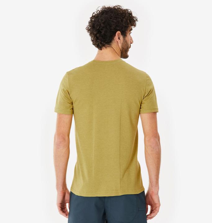Actual product image Quechua Wandershirt Herren kurzarm - NH500 Fresh khaki (L)