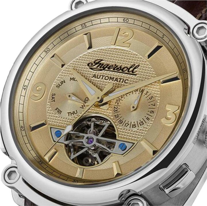 Immagine prodotto Ingersoll 1892 Ingersoll I01108 Orologio da uomo automatico Michigan 45mm 5ATM (Orologio da polso analogico, 45 mm)