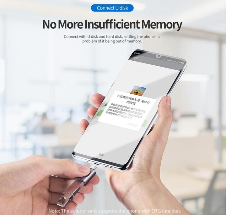 Actual product image Rock USB-C to (USB-A, 3.40 cm)