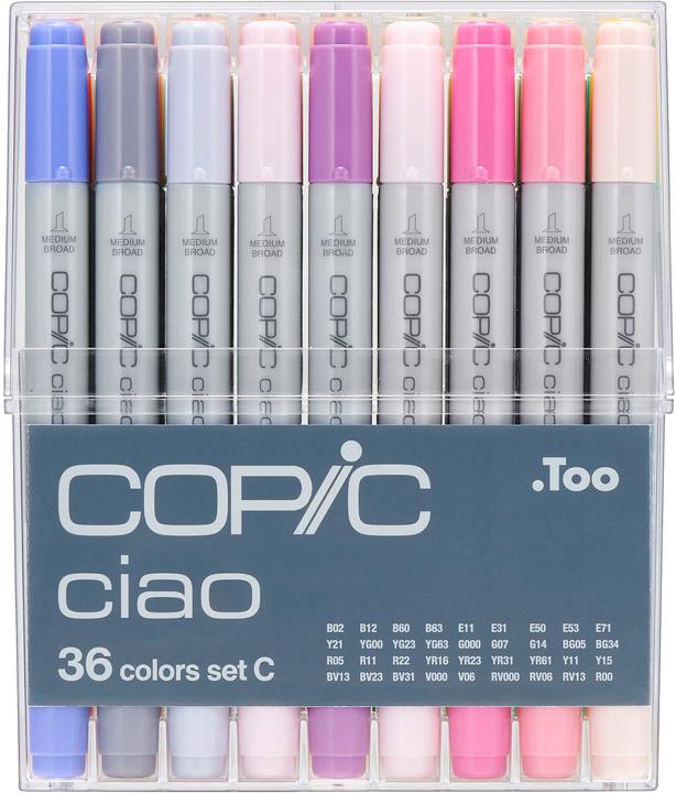Produktbild Copic Ciao 36er Set C (Mehrfarbig, 36 x)