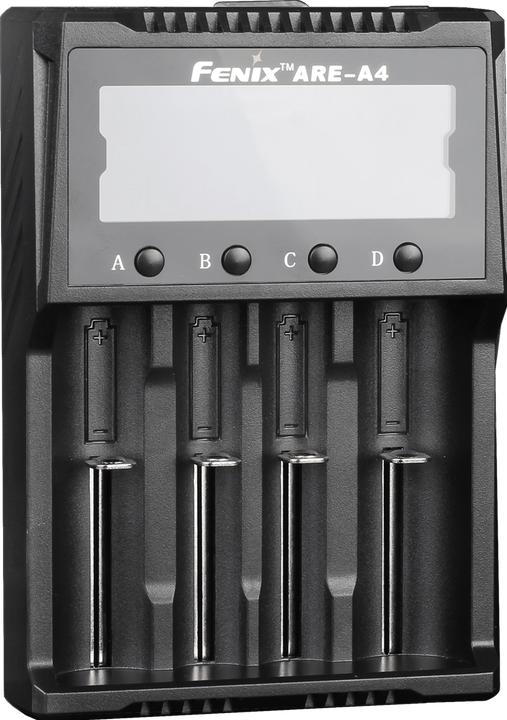Image du produit Fenix Chargeur ARE-A4 (1 pcs, 14500, 16340, 18650, 26650, AAA, AA, Piles rechargeables + chargeur)