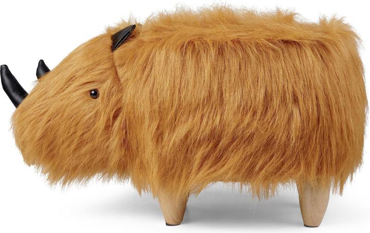 Produktbild Zoosy Kinderhocker Rhinozeros Lotta Braun (Kindersessel)