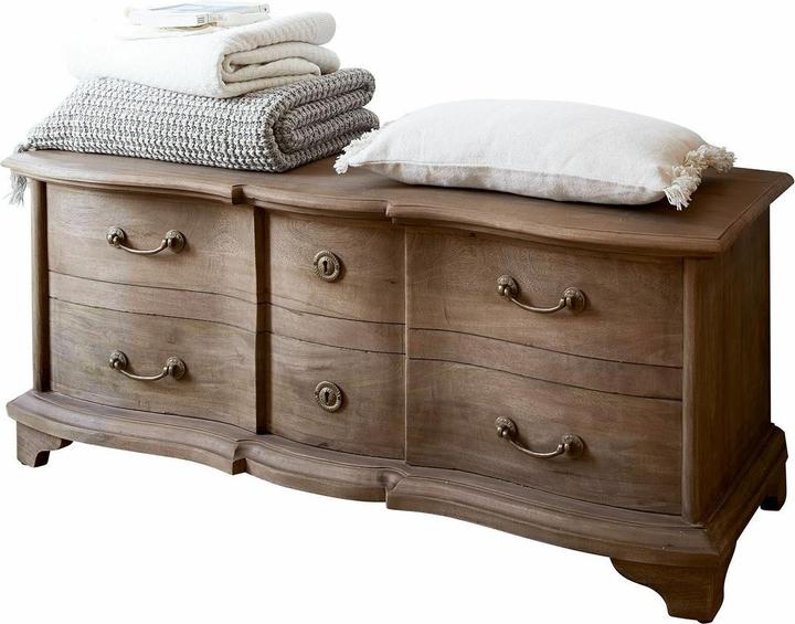 Image du produit Loberon Coffre Aiguillon marron (45 x 120 x 50 cm)