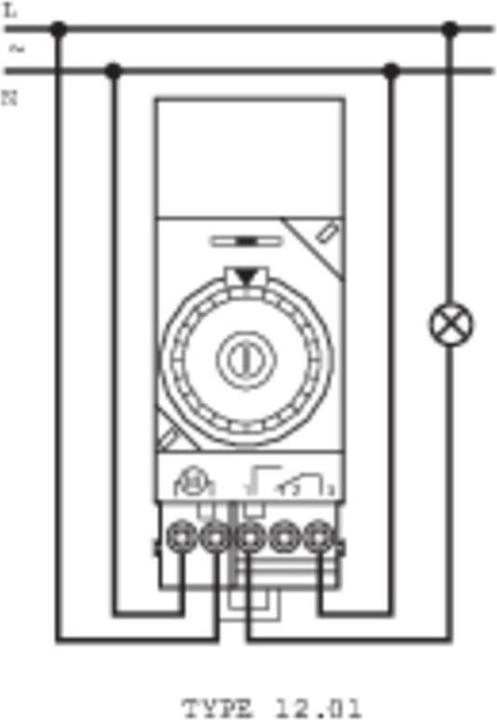 Immagine prodotto Finder Timer per il binario del cappello superiore B
